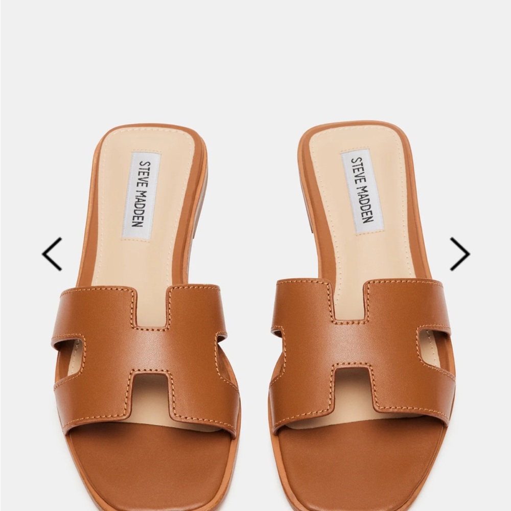 Steve Madden HADYN COGNAC LEATHER Sandal